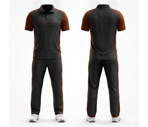 Uniforme de cricket personnalisé écologique fabriqué avec un tissu polyester haute performance, maillot et pantalon durables en sublimation - Product Image 2