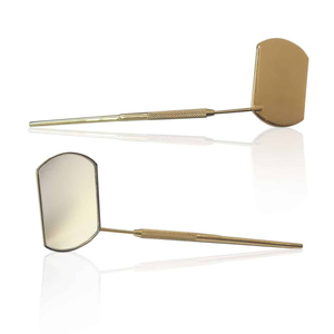 Espejo de acero inoxidable para pestañas, herramienta de inspección de belleza para comprobar y estilizar extensiones de pestañas - Product Image 4