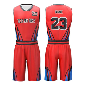 Uniforme de basket-ball pour hommes de haute qualité anti-rides, dernière mode, léger, confortable, vente chaude - Product Image 6