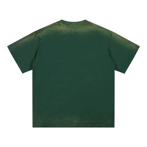เสื้อยืดผู้ชายทรงบ็อกซี่ ผ้าฝ้าย 100% คุณภาพสูง สไตล์อเมริกัน ซัมเมอร์ แห้งเร็ว ซักแล้ว ไม่ยับ แบบเรียบ - Product Image 6