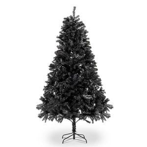 FCH 7ft 1500 <b>Branch</b> PVC & Iron Christmas <b>Tree</b> Black <b>Branch</b> Iron Bracket Elegant and Durable Holiday Decor - Product Image 1