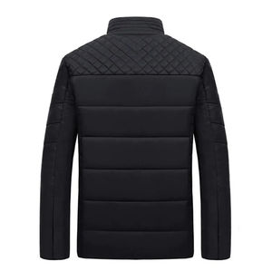 Custom Logo Winter Warm Two Tone Puffer <b>Jacket</b> Mens Thick Padded Bubble Coat Unisex <b>Waterproof</b> Outdoor Quilted <b>Parka</b> <b>Jackets</b> - Product Image 6