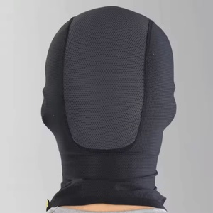 Cagoule noire unisexe respirante et imperméable pour usage extérieur, taille adulte 56-58 cm - Product Image 3