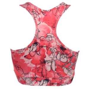Soutien-gorge de sport sublimé pour femme, élégant, sans couture, réglable, avec col halter simple, pour le yoga et le fitness - Product Image 4