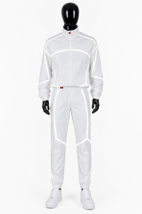 Conjunto Deportivo Reflectante para Hombre, Chaqueta con Cierre Completo y Pantalones Jogger, Ropa Deportiva para Correr de Noche - Product Image 1