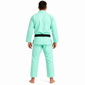 Traje de BJJ flexible que ofrece movimiento suave, comodidad transpirable, costuras reforzadas y calidad confiable para cada entrenamiento. - Product Image 3