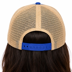 Gorra Trucker Unisex Color Azul Rey, Ajustable, Malla Transpirable, Ajuste Ajustable, Diseño Ligero, Tela Suave, Uso Cómodo - Product Image 5