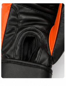 Gants de boxe en PU blancs, à doigts entiers, avec fermeture à lacets, pour adultes - Product Image 5