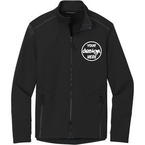 J921 Vestes softshell à broderie personnalisée pour hommes 2025 individualisées avec logo en cuir véritable Taille XS - Product Image 1