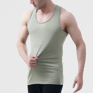เสื้อกล้ามออกกำลังกายผู้ชายรุ่นใหม่ขายส่ง IM-00876 ระบายอากาศได้ดี คุณภาพสูง ผลิตจากผ้าฝ้าย 100% รับผลิตแบบ OEM - Product Image 5