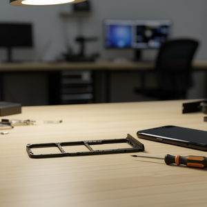 Bandeja para Tarjeta SIM y Micro SD Negra para Honor 7A Y6 Prime 2018 - Product Image 3