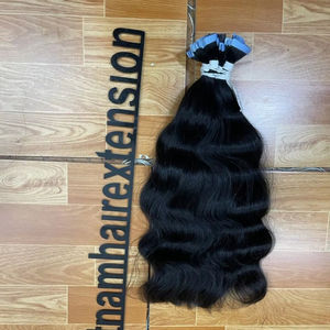 Extensiones de Cabello Vietnamitas con Cinta Adhesiva - Cabello Remy Vietnamita 100% - Alta Calidad - Longitud de 8 a 40 Pulgadas - 100g - Para Todos los Colores de Tinte - Puntas Dobles - Product Image 1