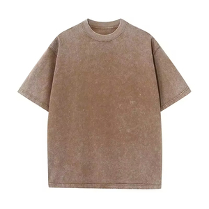 New Latest Design Customized Men Acid Wash <b>T</b>-<b>Shirts</b> Ringer Breathable /Cotton Acid Wash <b>T</b>-<b>Shirts</b> For Adults - Product Image 4