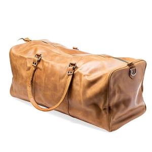 Sacs de voyage décontractés en cuir véritable embossé sur mesure OEM, fabriqués à la main au Pakistan, RIMZA INDUSTRIES LDB-RI-005, fermeture à glissière - Product Image 5