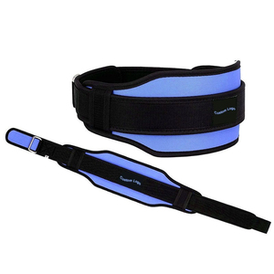 Cinturón de Neopreno Azul Ajustable con Cadena de Metal para Levantamiento de Pesas, Dominadas, Flexiones, Gimnasio, Fitness, para Hombres y Mujeres - Product Image 6