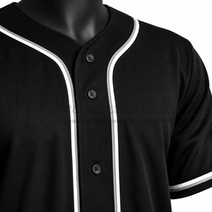 Classic Blank Baseball Jersey Custom <b>Button</b> Up Team Uniform Premium Polyester Athletic Baseball <b>Shirt</b> OEM ODM Wholesale - Product Image 6