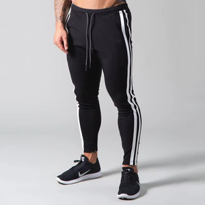 Top quality Factory wear 100% cotton Spandex Drawstring hot selling Waist <b>Slim</b> Fit Sports <b>Jogger</b> Pants for Men - Product Image 6