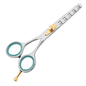 Professional Hair Thinning <b>Scissors</b> Beauty Shears Double Finger Rest Stainless Steel Made in Pakistan - Product Image 1