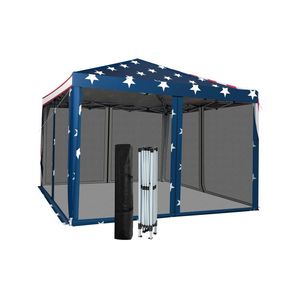 Tente de réception pliante 3x3 mètres pour salon professionnel extérieur, conception pop-up pour une utilisation pratique - Product Image 1