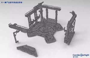 Plateforme modulaire en PVC pour présentoir de base d'hangar, échelles 1/100, 1/144, 1/60, pour maintenance et stockage de Gunpla, diorama et robots - Product Image 5