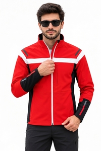 Veste Softshell Homme Personnalisée en Gros – Premium, Respirante, Légère, Imperméable, Coupe-Vent pour Randonnée et Loisirs - Product Image 4