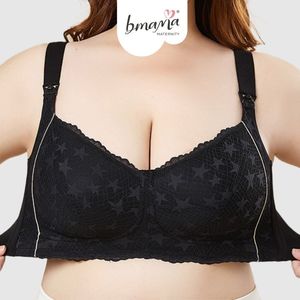 Sujetador con aros de copa completa para mujer, talla grande, con encaje, copa fina, push-up, copas D E F, soporte cómodo - Product Image 1