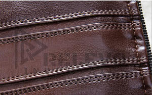 Chaqueta de Cuero para Hombre con Cuello de Piel, Abrigo Cálido para Invierno, Ropa Exterior de Primera Calidad, Fabricante OEM al por Mayor - Product Image 5