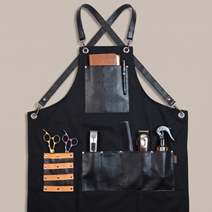 Delantal de Barbero Multibolsillos, Profesional, para Estilistas, Peluqueros, Uniforme de Trabajo para Hombres y Mujeres - Product Image 1