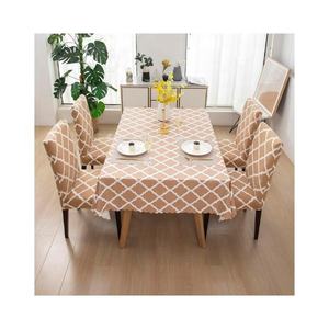 2024 Square Grey Tasselled Linen GOTS Certified Embroidered Unique Party <b>Table</b> Cloth Disposable Wedding <b>Waterproof</b> Durable - Product Image 6