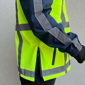 Mens Reflective Field Work Jacket High Visibility Protective Clothing With <b>Utility</b> Pocket Storage Solutions - Product Image 4