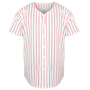 Camiseta de Béisbol Reversible de Secado Rápido, Suave, 100% Poliéster, Lisa, Unisex, Informal, con Botones, para Deportes de Equipo - Product Image 1