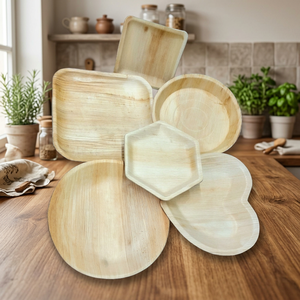 Platos Desechables de Hoja de Areca - Vajilla Compostable Premium para Restaurantes y Eventos - Product Image 1