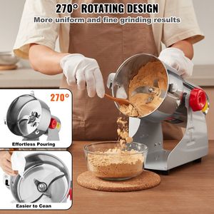 Broyeur alimentaire électrique commercial 2000W, 500g, haute vitesse, en acier inoxydable, pour épices et poudres, avec moteur électrique - Product Image 6