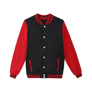 Veste universitaire pour homme en mélange de polyester recyclé, matériaux écologiques certifiés, éthique, hiver - Product Image 1