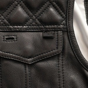 Chaleco de cuero de cabra de diseño profesional, fabricado en fábrica, para carreras de motos. - Product Image 3