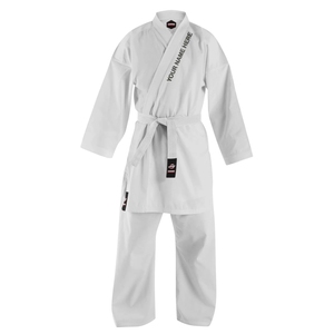 ชุดคาราเต้ Mawra แบบสั่งทำขายส่ง พรีเมียม ผ้าฝ้าย 100% ทนทาน ชุดยูนิฟอร์มศิลปะการต่อสู้สำหรับฝึกซ้อมระดับมืออาชีพ สำหรับทุกเพศ - Product Image 1
