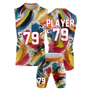 Mashadi IMPEX Sublimated Jersey <b>Kit</b> Flame Print <b>Tank</b> Top Shorts Backpack Unisex Adult Athletic Wear - Product Image 5