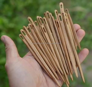 Agujas de Madera de Acacia de la Mejor Calidad, Ecológicas, Hechas a Medida, para Coser, Tejer y Bordar, Duraderas y Portátiles - Product Image 6