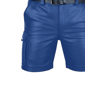 Shorts en cuir véritable OEM à motif enduit, taille personnalisée, pour l'extérieur, qualité supérieure, vente en gros, prix abordable - Product Image 6