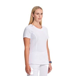 Haut de blouse d'infirmière pour femme, uniforme médical, chemise douce et confortable pour le personnel de santé, personnalisable, OEM, marque privée, fournisseur d'usine - Product Image 3