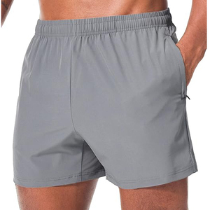 Shorts de sport pour hommes de haute qualité OEM en polyester, taille mi-haute, avec cordon de serrage, color block, séchage rapide, légers - Product Image 1