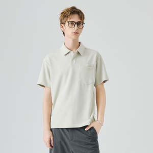 Polo de punto de manga corta para hombre, diseño exclusivo de fábrica OEM, estilo casual de verano, estilo Old Money - Product Image 5