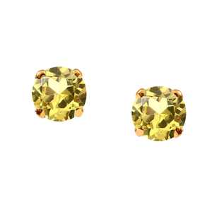 Pendientes de Zafiro Amarillo, Plata de Ley 925, Chapados en Oro de 14K, Piedras Preciosas de Ceilán, Joyería Fina para Mujer - Product Image 2