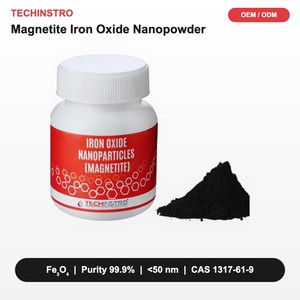 Nanopartículas de Óxido de Hierro Magnetita de Calidad de Exportación, Nanopartículas de Fe3O4 al 99.9% <50 nm para Aplicaciones de Catalisis - Product Image 1