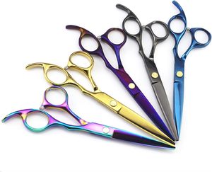 Ciseaux de coiffure professionnels de 6 pouces pour la coupe et l'éclaircissement des cheveux, ensemble de ciseaux de barbier - Product Image 6
