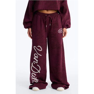 Custom logo Side <b>Strips</b> Women Tracksuit Women's Sweatsuit Jogging Fleece Suit Joggers Pants Sweat Track Suit Gym Wears - Product Image 2