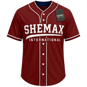 Camisetas de Béisbol para Hombre, Personalizadas al por Mayor, Transpirables, 100% Poliéster, de Alta Calidad, Cosidas, Edición Limitada - Product Image 4