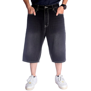 Denim Manufacturer Streetwear Custom Vintage Wash Breathable Quick Dry 100% Cotton Summer Men Jeans <b>Shorts</b> - Product Image 2