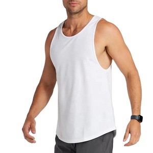 Brand New Plain Tank Top Men Bodybuilding singlet Gym <b>Stringer</b> Sleeveless Shirt Blank Fitness Clothing Sportwear Muscle <b>Vest</b> - Product Image 2