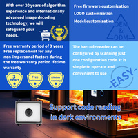 EMT8720A Lector de Códigos QR 2D de Alta Calidad, Interfaz USB TTL, Módulo de Escáner de Código de Barras de Montaje Fijo para Control de Acceso